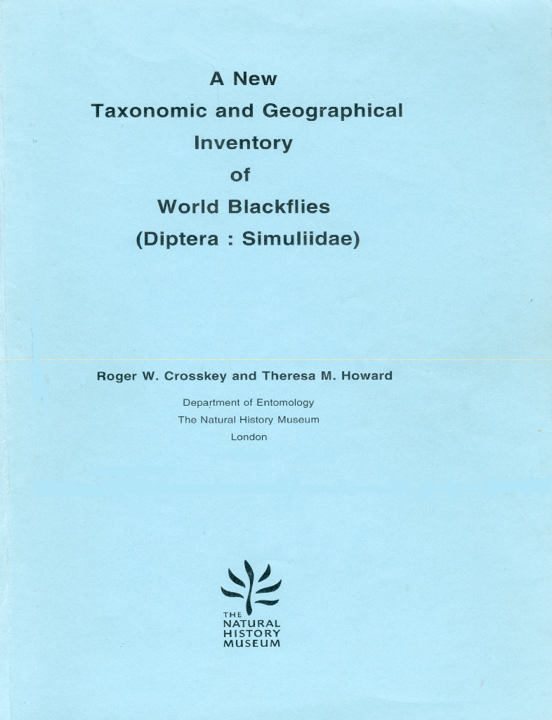 Crosskey & Howard Inventory of World Blackflies